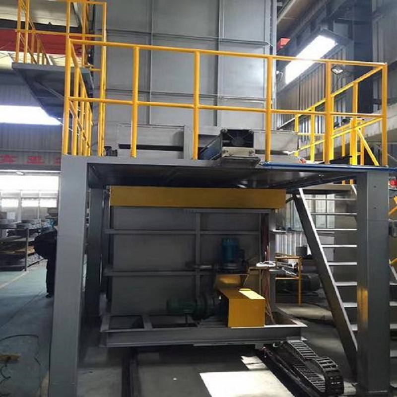 Vertical aluminum alloy quenching production line